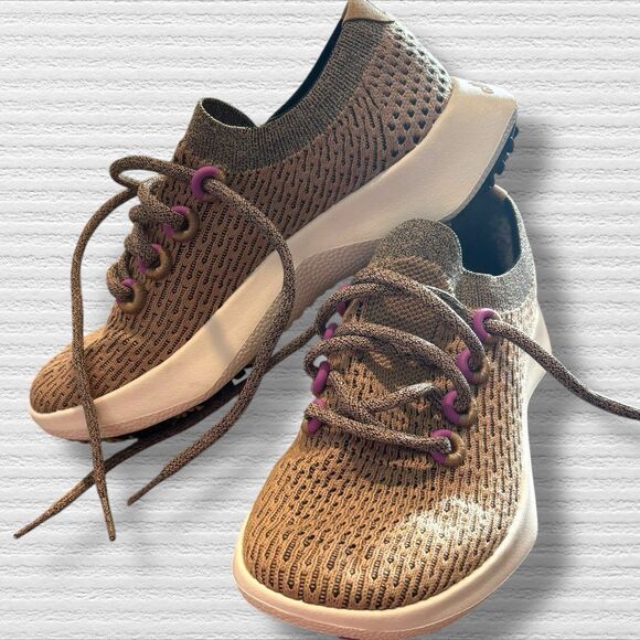 Allbirds Tree Dasher 2 Women’s 5.5 Tan Knit Running Shoes NWOT Sustainable TD2 - Picture 7 of 8